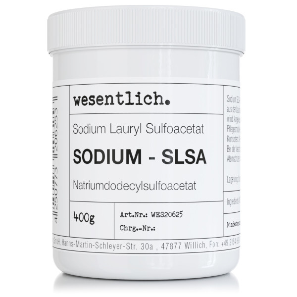 Sodium SLSA, Sodium Lauryl Sulfoacetate