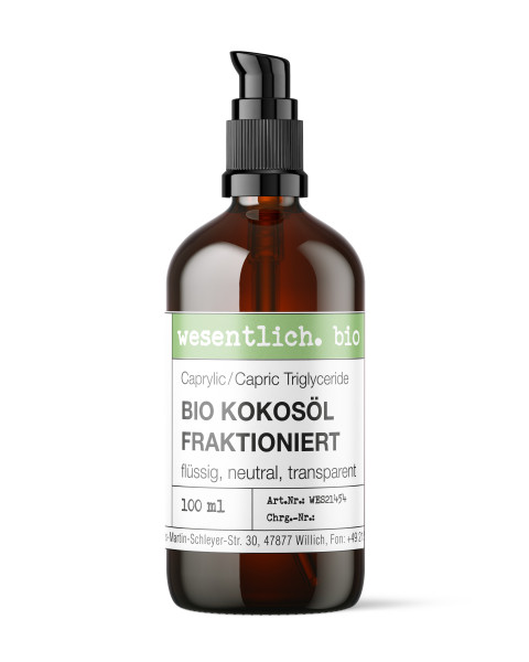 Kokosöl fraktioniert bio