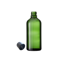 Grünglasflasche 100ml mit Originalitätsverschluss / 6er Set Grünglasflasche 100ml mit Originalitätsverschluss / 6er Set