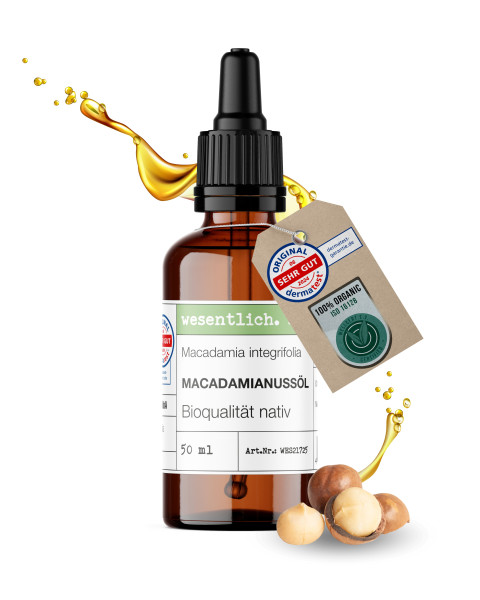 Macadamianussöl, aus kontrolliert biologischem Anbau