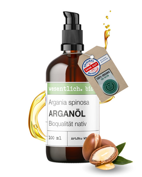 Arganöl kaltgepresst in Bioqualität