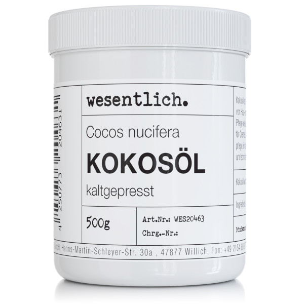 Kokosöl, kaltgepresst