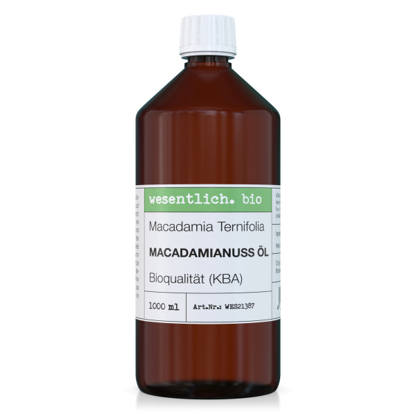 Macadamianussöl, aus kontrolliert biologischem Anbau