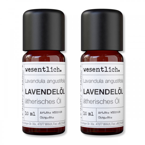 Lavendel - ätherisches Öl (2x10ml)