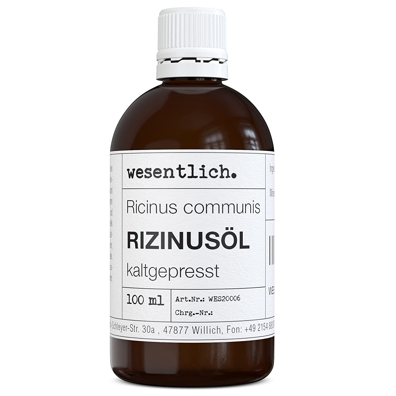 Rizinusöl kaltgepresst 100ml von wesentlich. | wesentlich. - Online ...
