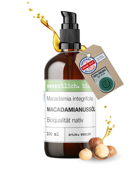 Macadamianussöl, aus kontrolliert biologischem Anbau