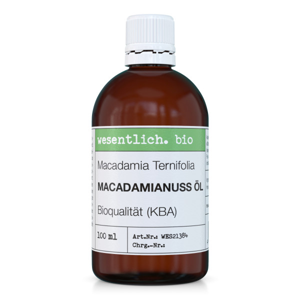 Macadamianussöl, aus kontrolliert biologischem Anbau